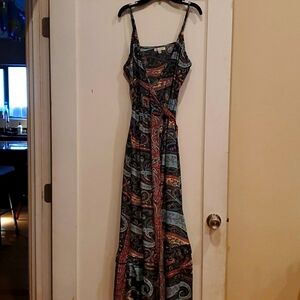 Bohemian Style Wrap Dress One Size